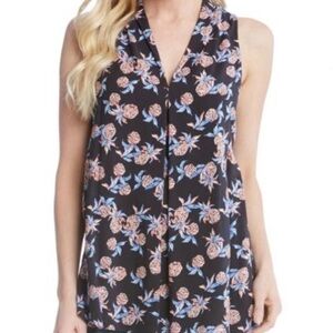 FREE with purchase! Karen Kane sleeveless V-neck pineapple print tank